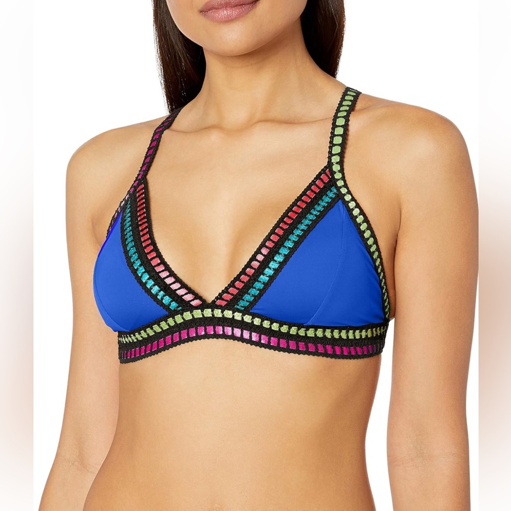 La Blanca womens Triangle Bra Bikini Swimsuit Top